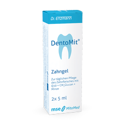 Zahngel DentoMit®, 2x5ml Tuben, Q10, mse