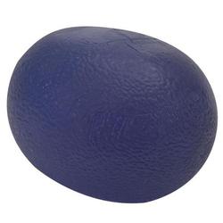 Übungsgelball oval für die Hand, blau schwer