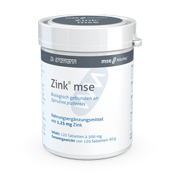 Zink mse, 360Tbl. 1,25mg