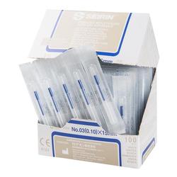 SEIRIN J15-Typ 0,10x15mm blau Akupunkturnadel