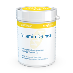 Vitamin D3 mse 2.000 I.E., 0,05mg, 90 Kps, mse