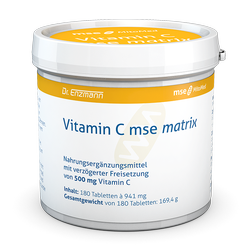 Vitamin C mse matrix Basisvitamin, 180 Tbl / Bild 1