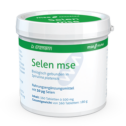  Selen 0,05mg, 360 Tbl., gebunden in Spirulina / Bild 1