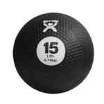 Medizinball aus Gummi schwarz 6,75 kg / Bild 1